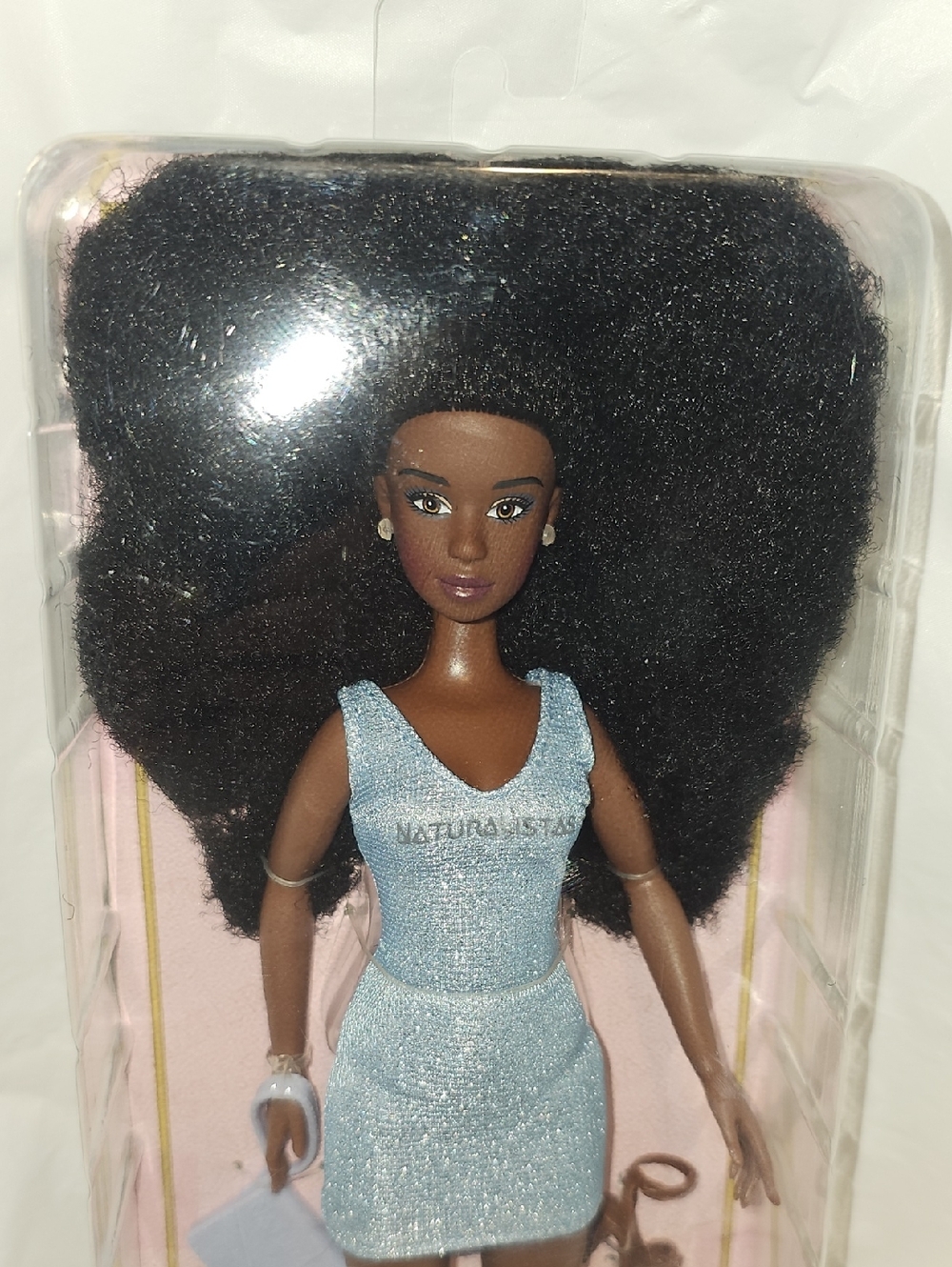 Naturalistas 11-inch Liya Fashion Doll and Accessories with 4C Textured Hair New
